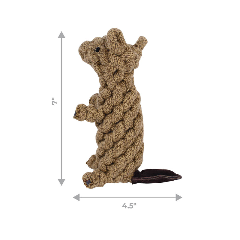 Beaver Rope Dog Toy