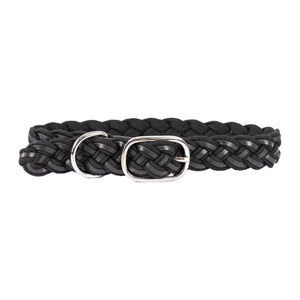 Rideau Braided Rope & Leather Collar